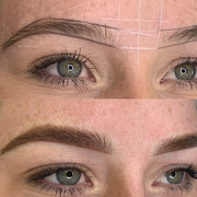 Beautiful ombre brows performed by Preah Love in Brisbane